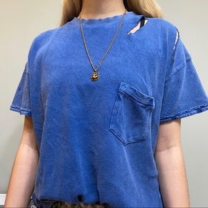 Free People Rubi Tee - Blue Belle